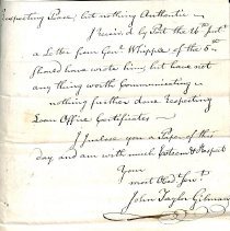 John Taylor Gilman to John Langdon